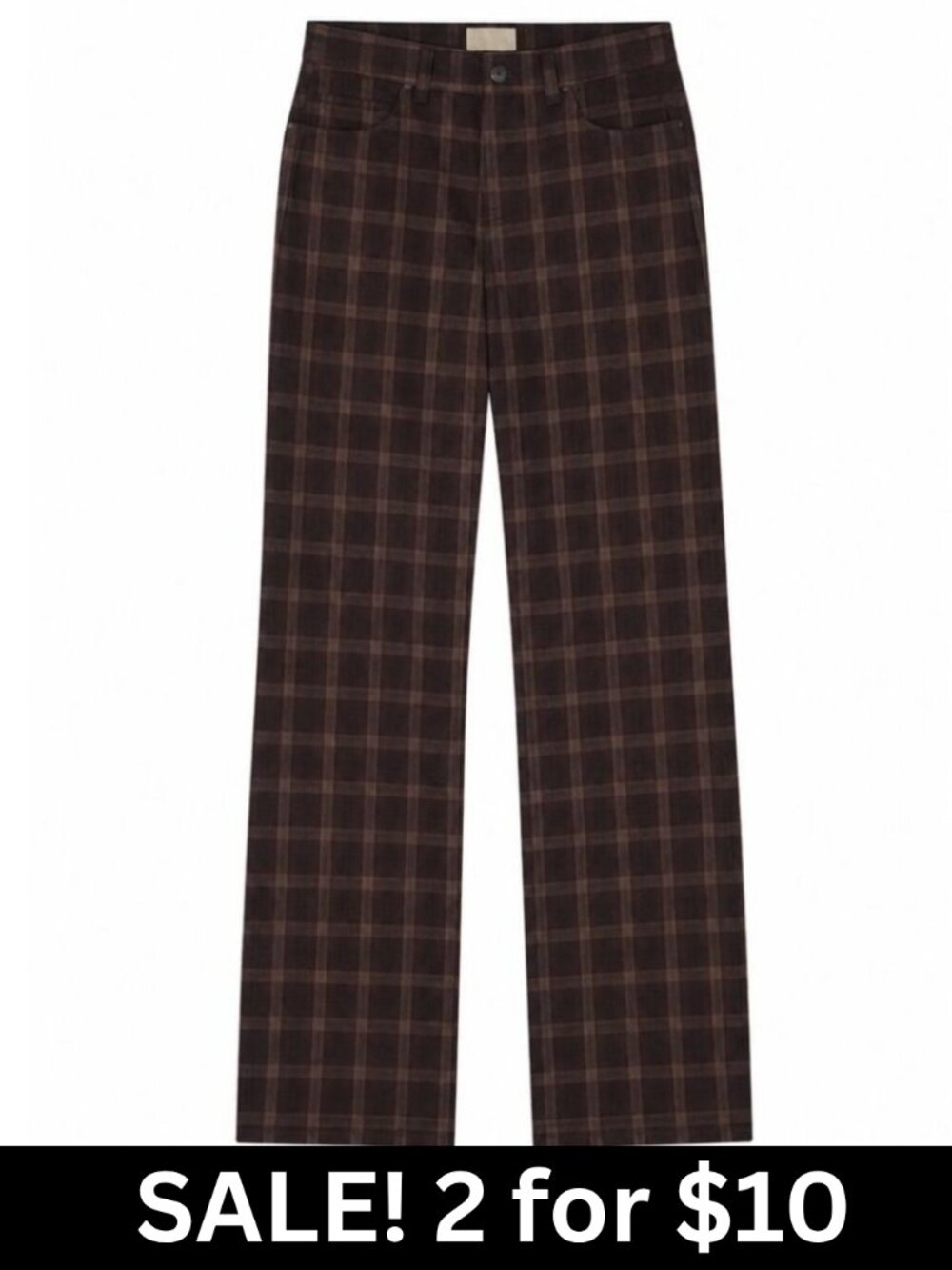 CROSSROADS Plaid Career Pants
